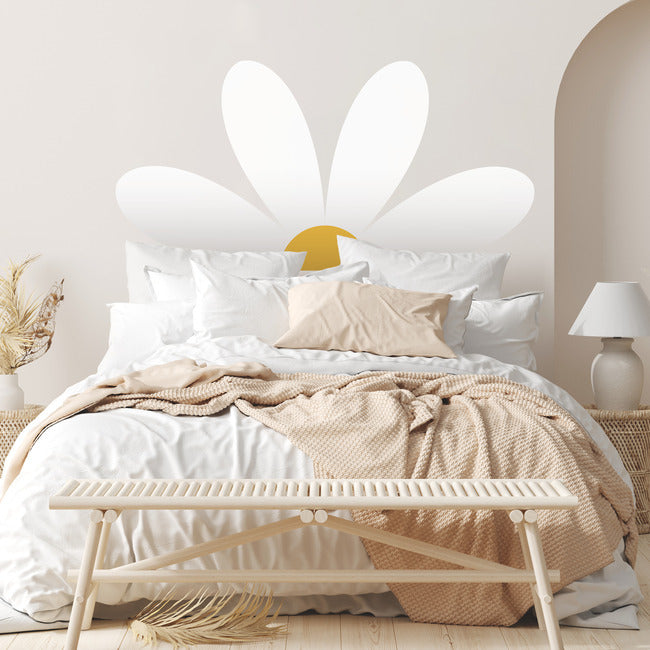 Daisy Headboard XXL Peel And Stick Giant Wall Decals Wall Decals RoomMates   