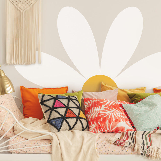 Daisy Headboard XXL Peel And Stick Giant Wall Decals Wall Decals RoomMates   