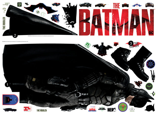 Batman Peel And Stick Giant Wall Decals Wall Decals RoomMates   