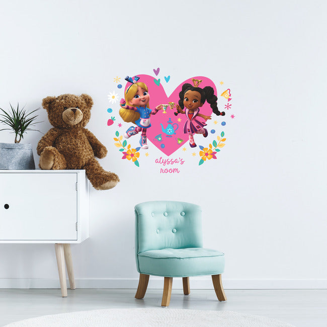 Alice's Wonderland Bakery Giant Peel & Stick Wall Decals With Alphabet Wall Decals RoomMates   