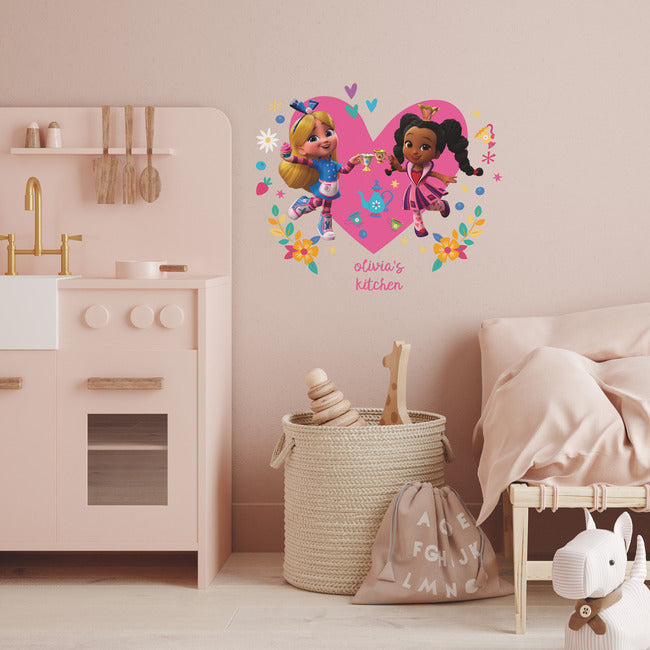 Alice's Wonderland Bakery Giant Peel & Stick Wall Decals With Alphabet Wall Decals RoomMates   