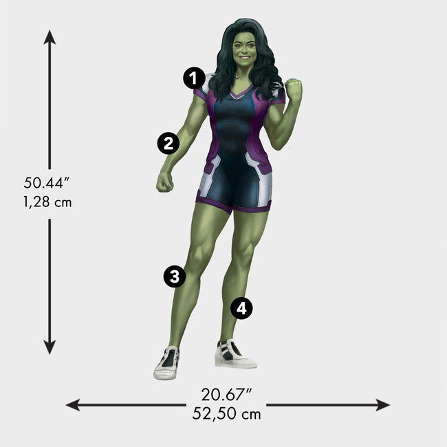 She Hulk Giant Peel & Stick Wall Decals Wall Decals RoomMates   