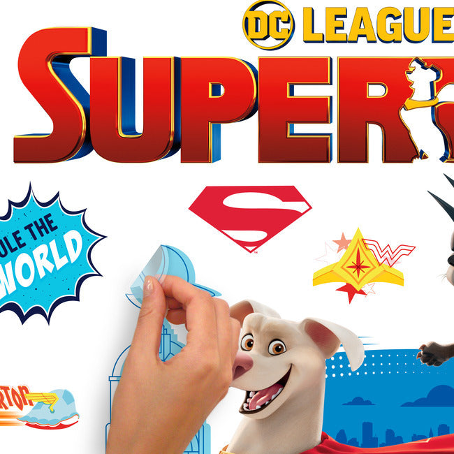 DC Super Pets Peel & Stick Giant Wall Decals Wall Decals RoomMates   
