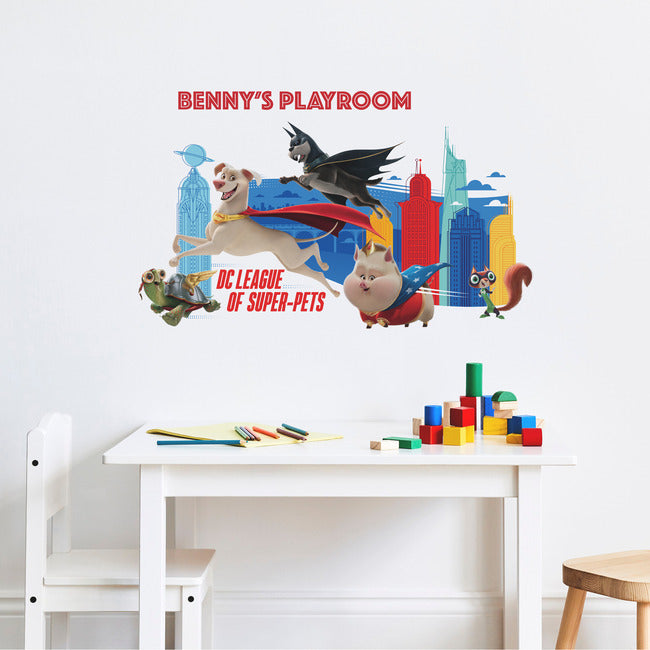 DC Super Pets Peel & Stick Giant Wall Decals Wall Decals RoomMates   