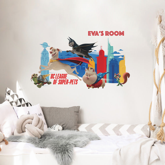 DC Super Pets Peel & Stick Giant Wall Decals Wall Decals RoomMates   