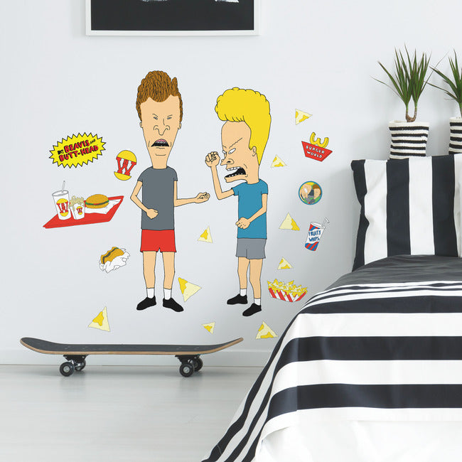 Beavis And Butt-Head Peel And Stick Giant Wall Decals Wall Decals RoomMates   