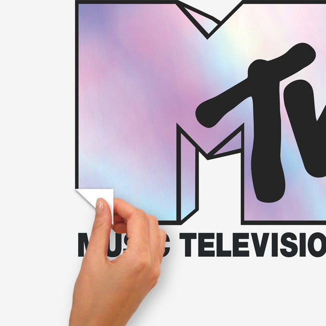MTV Holographic Peel And Stick Giant Wall Decals Wall Decals RoomMates   