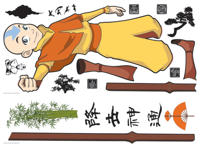 Avatar Aang Giant Peel & Stick Wall Decals Wall Decals RoomMates   
