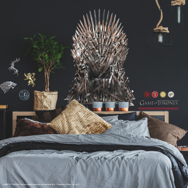 Game Of Thrones The Iron Throne XL Giant Peel & Stick Wall Decals Wall Decals RoomMates   