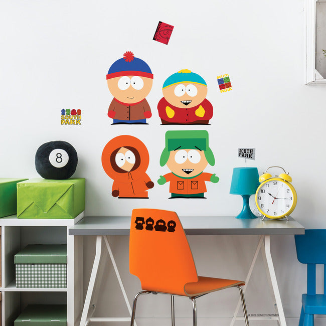 South Park XL Giant Peel & Stick Wall Decals Wall Decals RoomMates   
