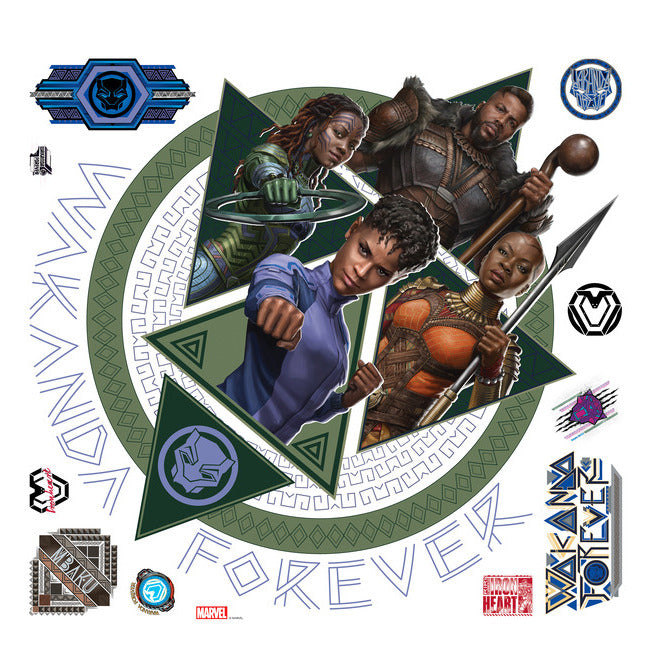 Wakanda Forever Giant Peel & Stick Wall Decals Wall Decals RoomMates   