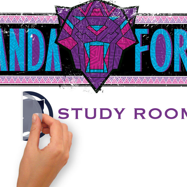 Wakanda Forever Peel & Stick Wall Decals W/ Alphabet Wall Decals RoomMates   
