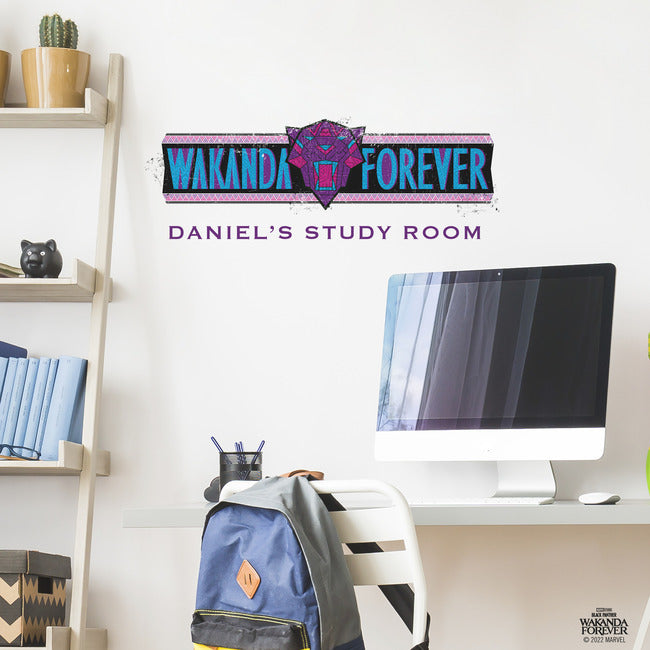 Wakanda Forever Peel & Stick Wall Decals W/ Alphabet Wall Decals RoomMates   