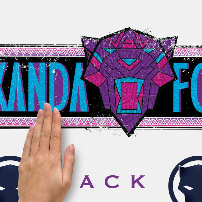 Wakanda Forever Peel & Stick Wall Decals W/ Alphabet Wall Decals RoomMates   