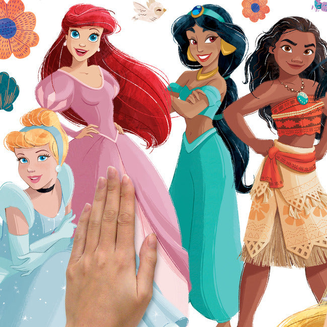 Disney Princess Flowers And Friends Giant Peel & Stick Wall Decals Wall Decals RoomMates   