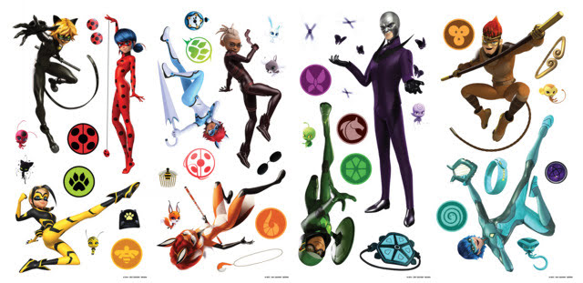 Miraculous: Tales Of Ladybug And Cat Noir Peel & Stick Wall Decals Wall Decals RoomMates   