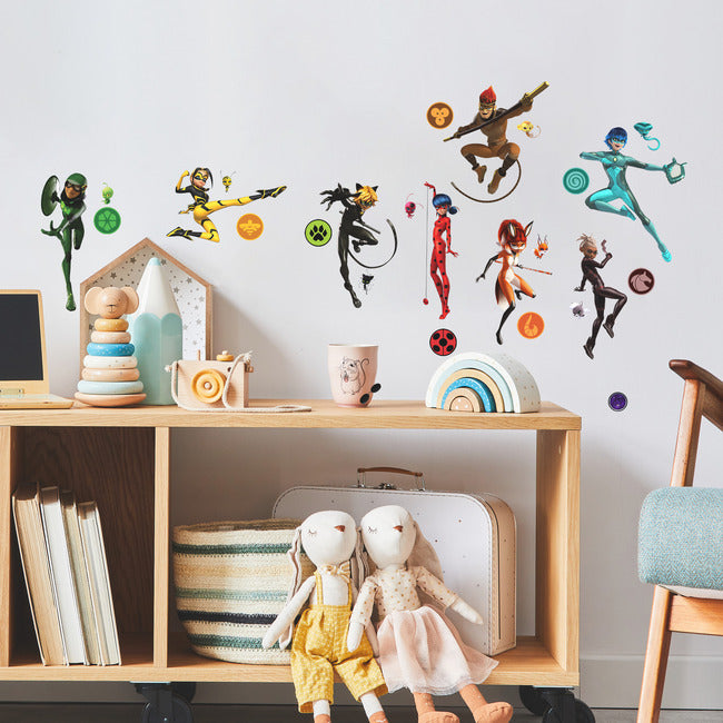 Miraculous: Tales Of Ladybug And Cat Noir Peel & Stick Wall Decals Wall Decals RoomMates   
