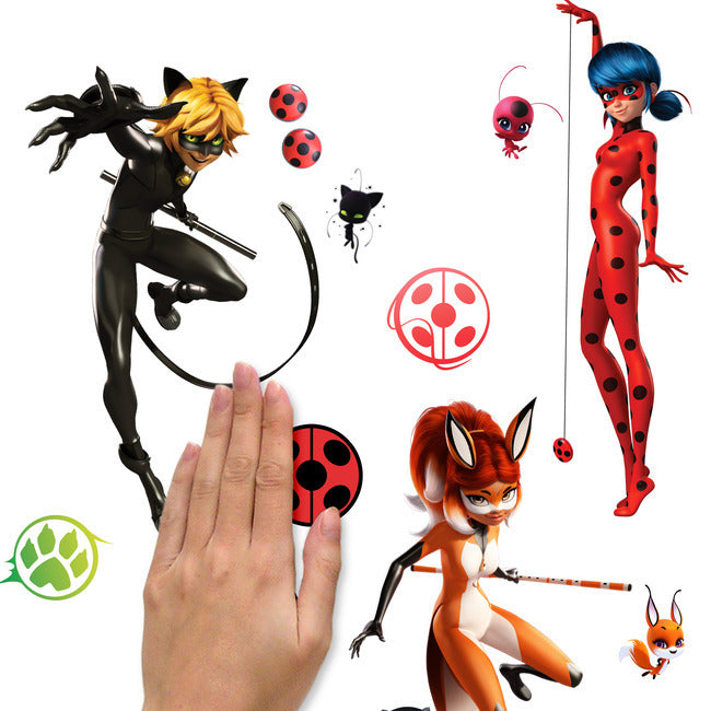 Miraculous: Tales Of Ladybug And Cat Noir Peel & Stick Wall Decals Wall Decals RoomMates   