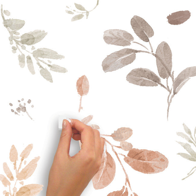 Lisa Audit Autumn Dancing Leaves Peel & Stick Wall Decals Wall Decals RoomMates   