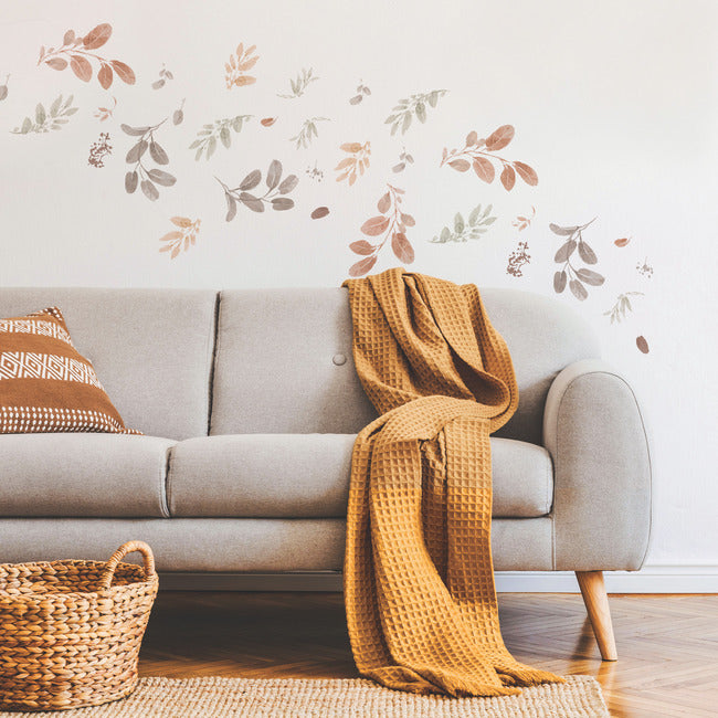 Lisa Audit Autumn Dancing Leaves Peel & Stick Wall Decals Wall Decals RoomMates   