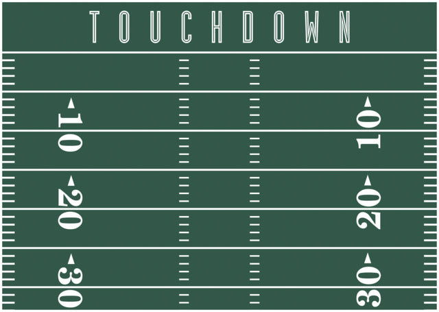 Football Field Dry Erase  XL Giant Peel & Stick Wall Decals Wall Decals RoomMates   