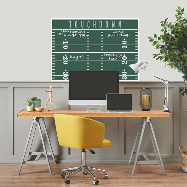Football Field Dry Erase  XL Giant Peel & Stick Wall Decals Wall Decals RoomMates   