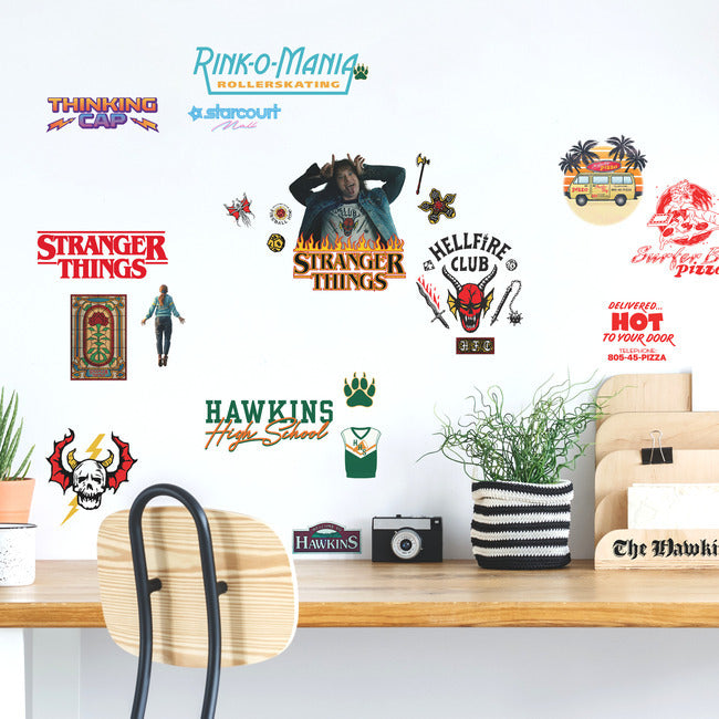 Stranger Things Season 4 Icons Peel & Stick Wall Decals Wall Decals RoomMates   