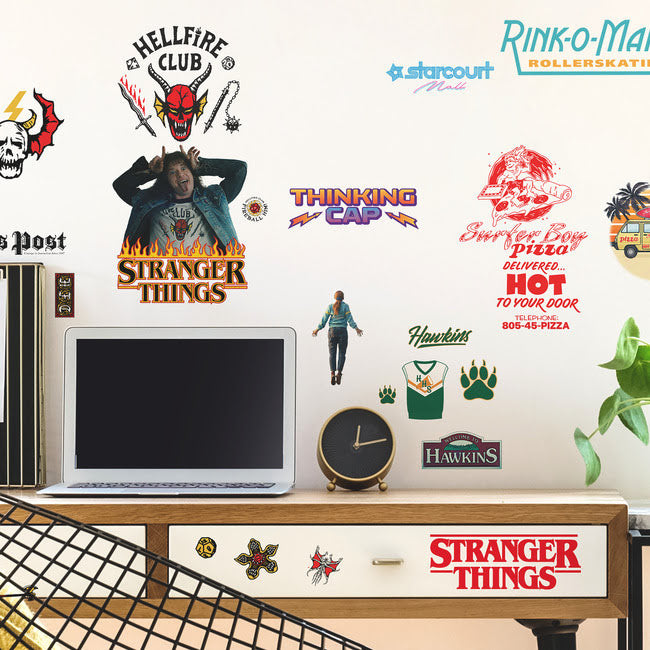 Stranger Things Season 4 Icons Peel & Stick Wall Decals Wall Decals RoomMates   