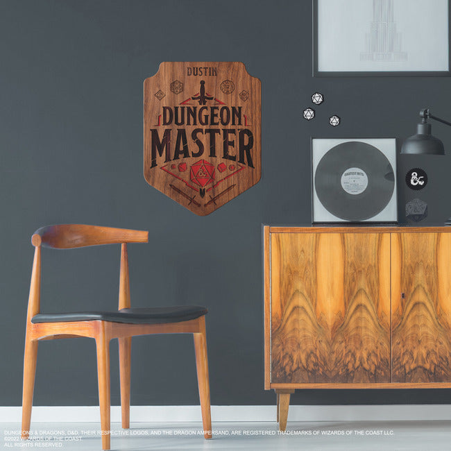 Dungeons & Dragons Dungeon Master Giant Peel & Stick Wall Decal With Alphabet Wall Decals RoomMates   