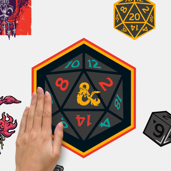 Dungeons & Dragons Peel & Stick Wall Decals Wall Decals RoomMates   