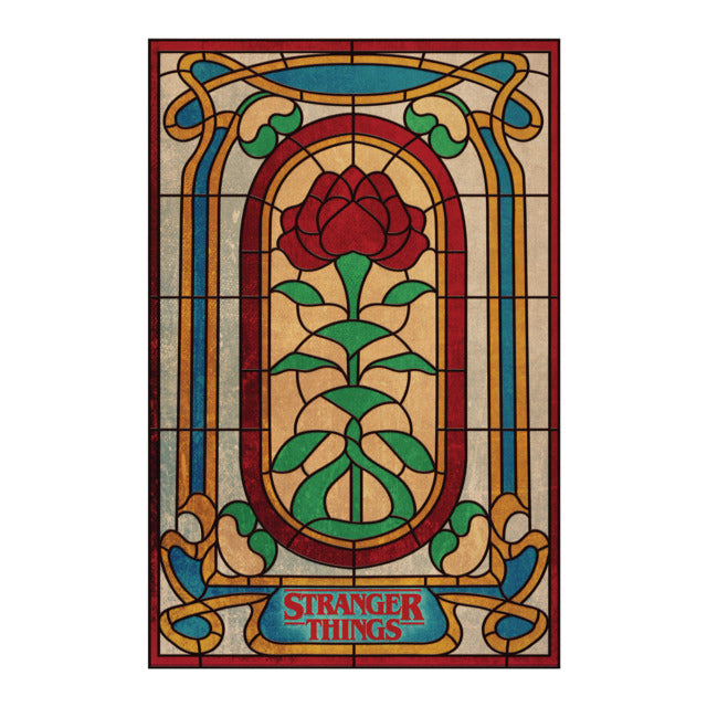 Stranger Things Creel House Rose Window XL Giant Peel & Stick Wall Decal Wall Decals RoomMates   