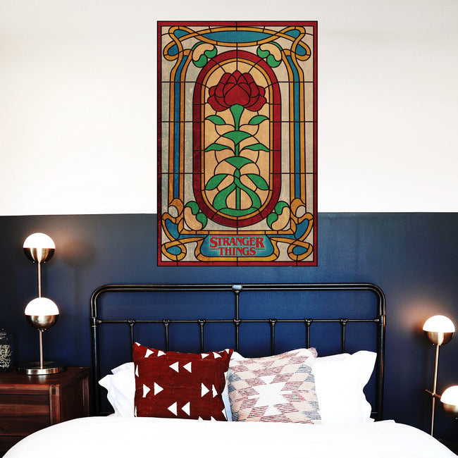 Stranger Things Creel House Rose Window XL Giant Peel & Stick Wall Decal Wall Decals RoomMates   