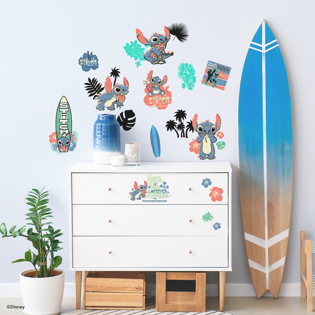Stitch Surf'S Up Peel & Stick Wall Decals Wall Decals RoomMates   