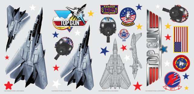 Top Gun Peel & Stick Wall Decals Wall Decals RoomMates   