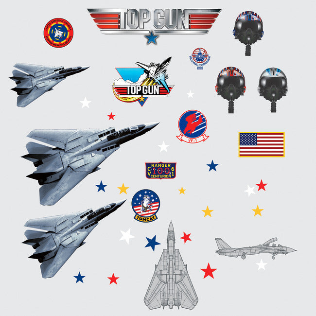Top Gun Peel & Stick Wall Decals Wall Decals RoomMates   