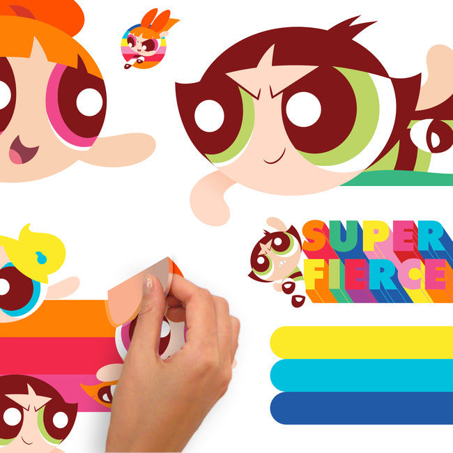 Powerpuff Girls Peel & Stick Wall Decals Wall Decals RoomMates   