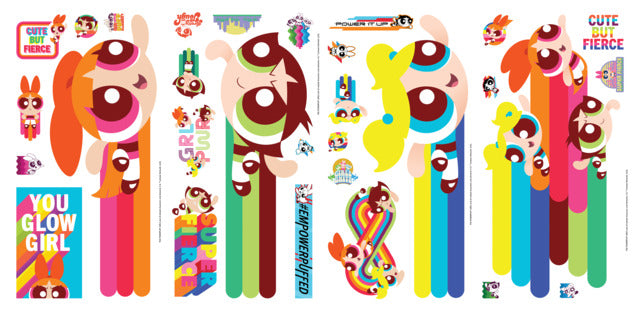 Powerpuff Girls Peel & Stick Wall Decals Wall Decals RoomMates   