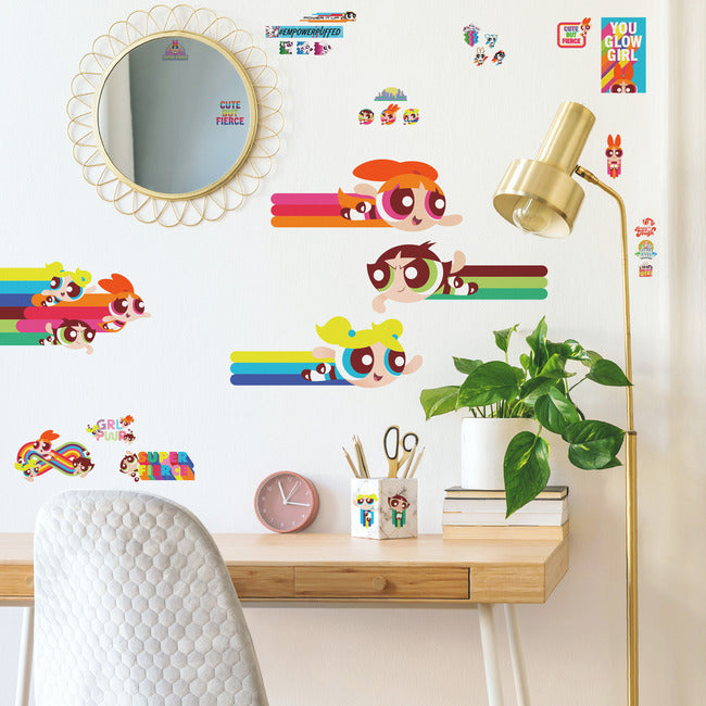 Powerpuff Girls Peel & Stick Wall Decals Wall Decals RoomMates   