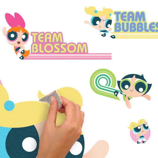 Powerpuff Girls Giant Peel & Stick Alphabet Personalization Wall Decals Wall Decals RoomMates   