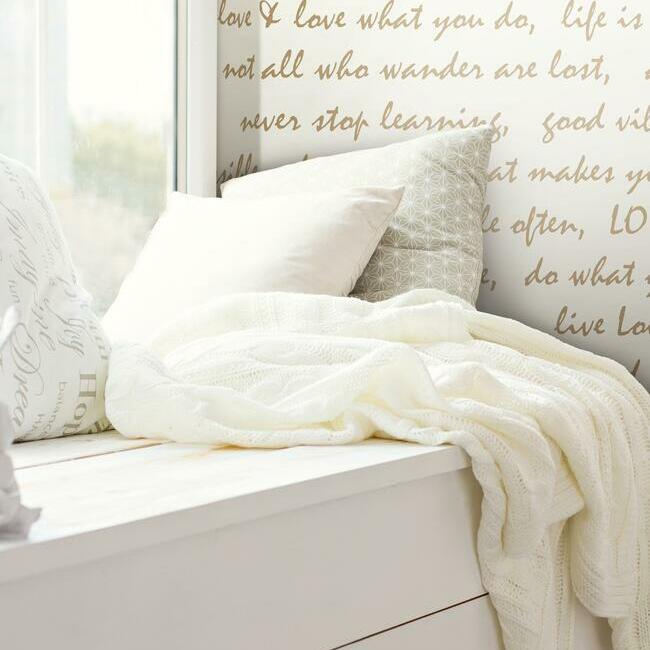 Dream Big Script Peel and Stick Wallpaper Peel and Stick Wallpaper RoomMates   