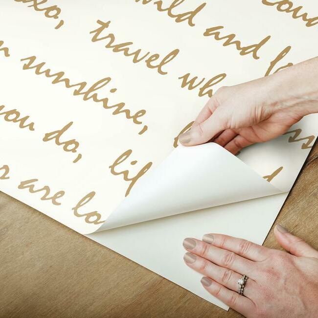 Dream Big Script Peel and Stick Wallpaper Peel and Stick Wallpaper RoomMates   