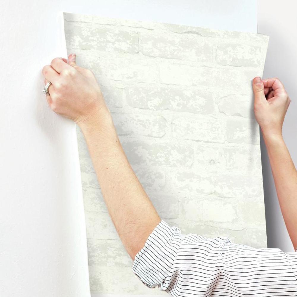 Brick Peel and Stick Wallpaper Peel and Stick Wallpaper RoomMates   