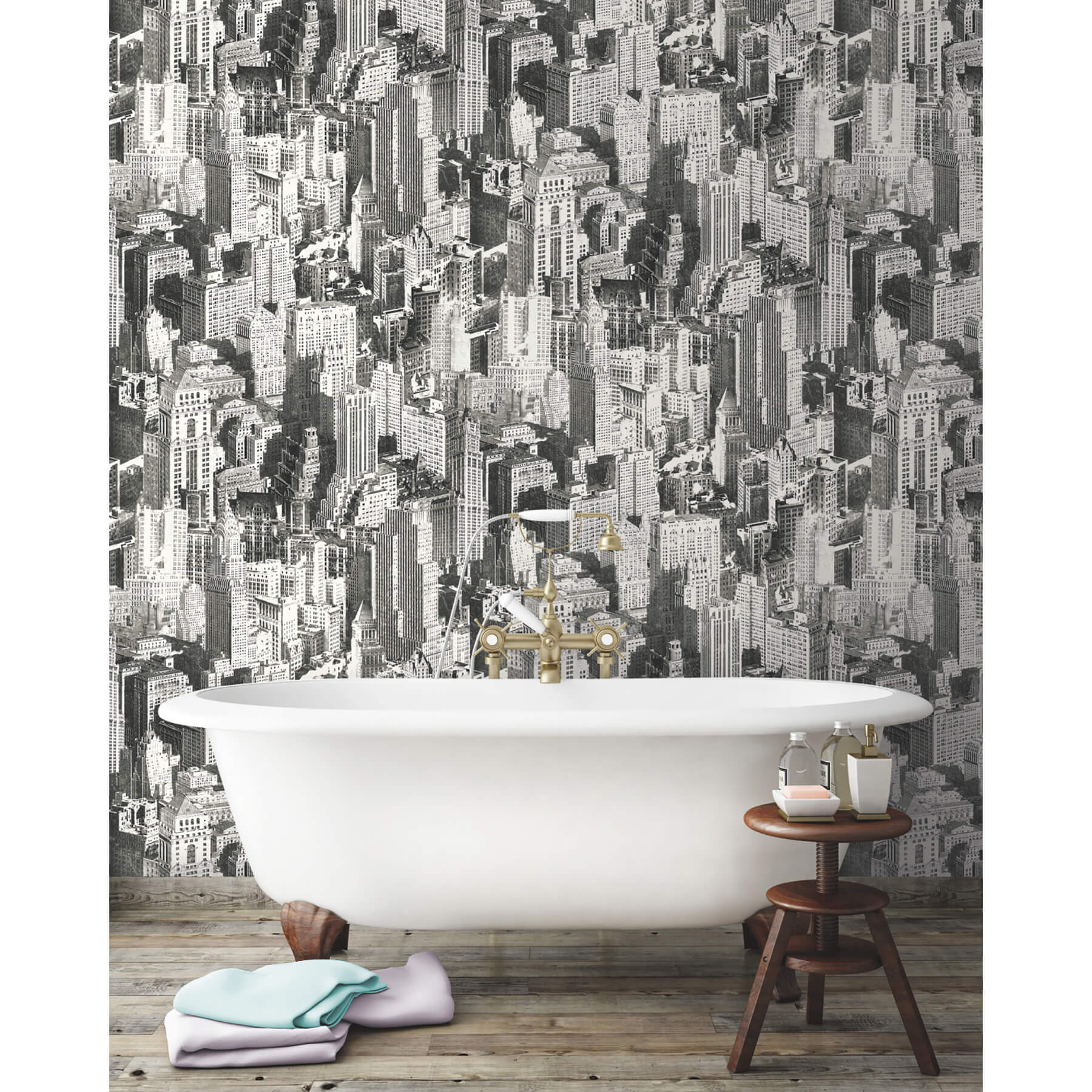 Big Apple Peel and Stick Wallpaper Peel and Stick Wallpaper RoomMates   