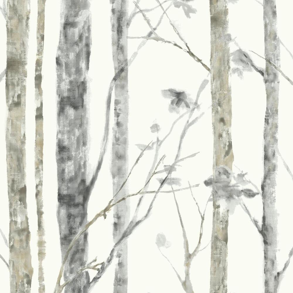 Trees Peel and Stick Wallpaper Peel and Stick Wallpaper RoomMates Roll  