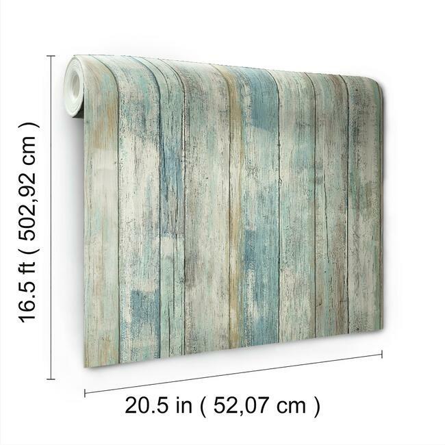 Distressed Wood Peel and Stick Wallpaper Peel and Stick Wallpaper RoomMates   