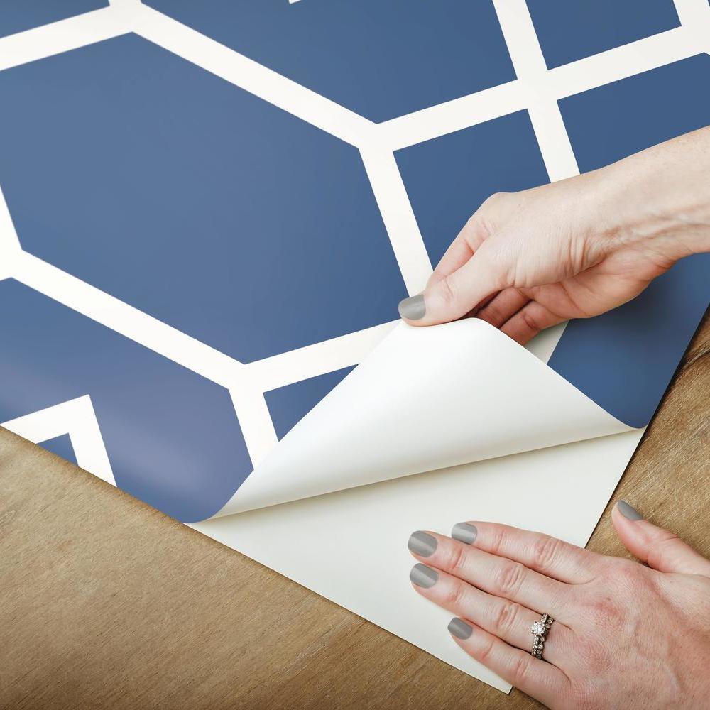 Modern Geometric Peel and Stick Wallpaper Peel and Stick Wallpaper RoomMates   