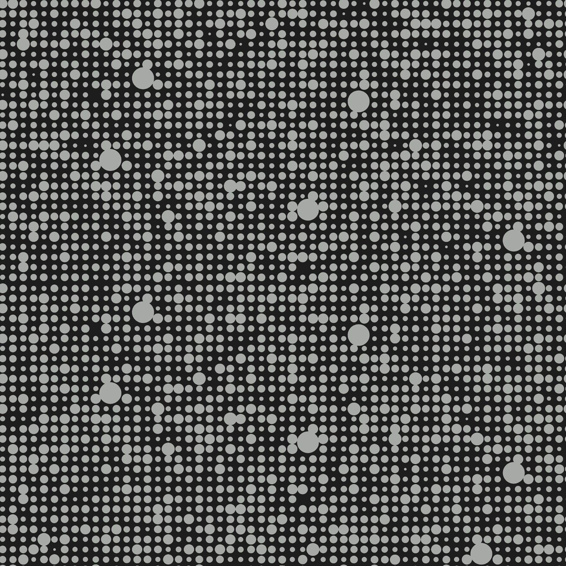 All Over Circles Peel and Stick Wallpaper Peel and Stick Wallpaper RoomMates Unit Black 