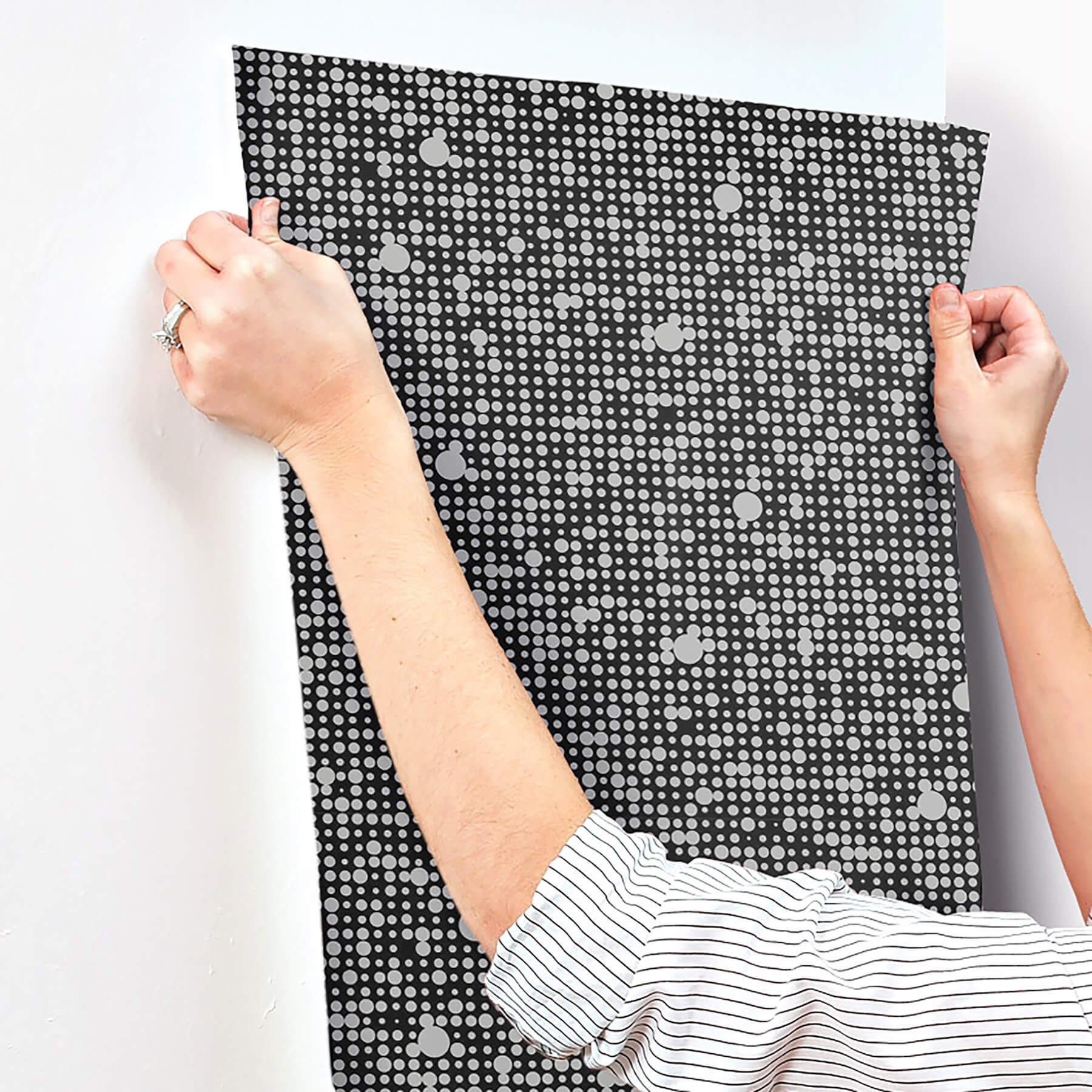 All Over Circles Peel and Stick Wallpaper Peel and Stick Wallpaper RoomMates   