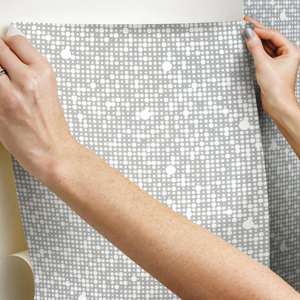 Polka Dot Peel and Stick Wallpaper Peel and Stick Wallpaper RoomMates   