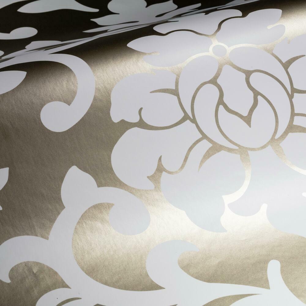 Damask Peel & Stick Wallpaper Peel and Stick Wallpaper RoomMates   